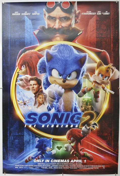 Sonic The Hedgehog 2 - Original Movie Poster