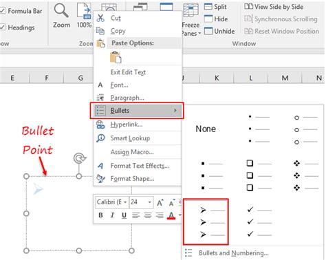 How to Insert Bullet Points in Excel | Top 8 Ways for Lists | Windows & Mac