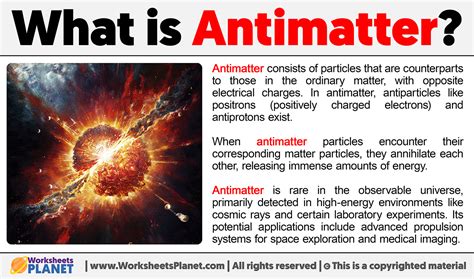 What is Antimatter | Definition of Antimatter