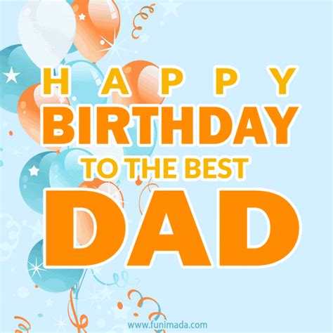 Festive GIFs for Your Father's Birthday - Download on Funimada.com