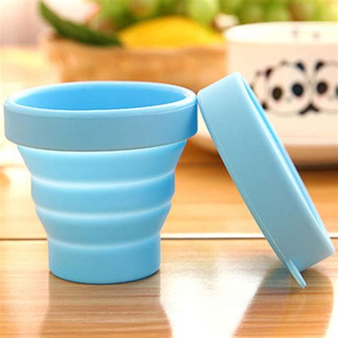 Silicone Drinking Collapsible Folding Cup - RightToLearn.com.sg