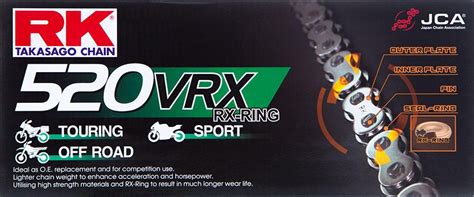 CHAIN RK 520VRX x 120 LINK - ENDURO GEAR