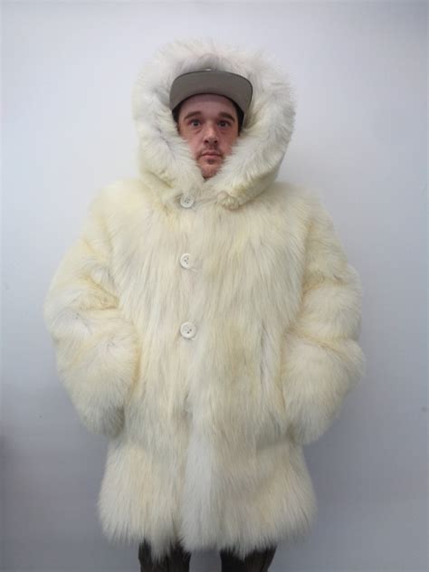 BRAND NEW POLAR BEAR FUR JACKET COAT MEN MAN SIZE ALL - Oliver Furs