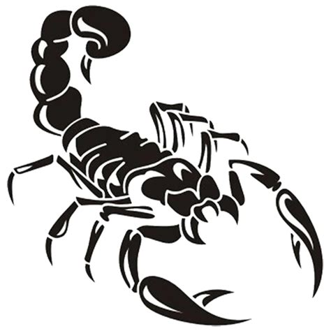 Car Decoration 3D Scorpion Decal Sticker Cool Vinyl Sticker, Black 30cm ...