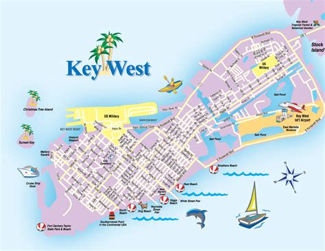 Map Of Key West Florida Attractions - Printable Maps