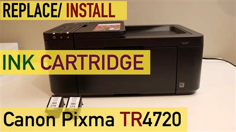 Canon Pixma TR4720 Ink Cartridge Replacement. - YouTube