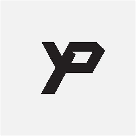 Premium Vector | Letter yp modern unique shape creative monogram logo ...