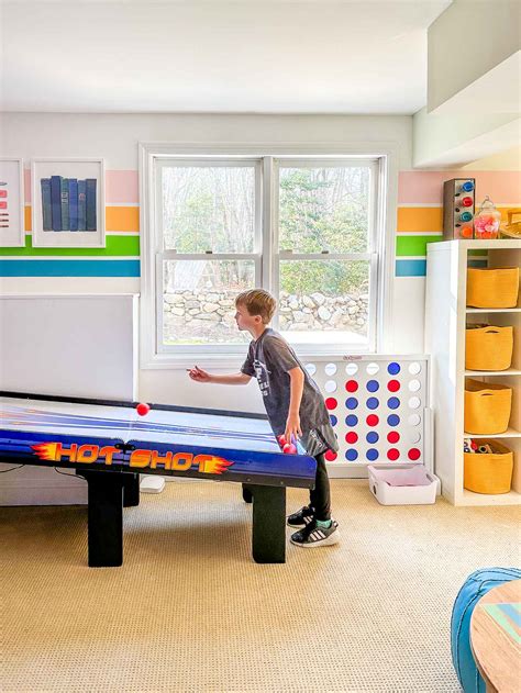 Basement Playroom Turned Game Room - At Charlotte's House