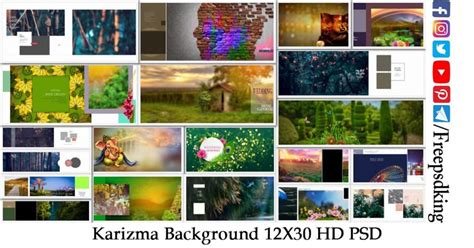 Karizma Background 12X30 HD PSD Free Download - Freepsdking.com