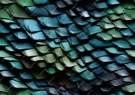 Premium AI Image | a close up of a roof with green tiles.