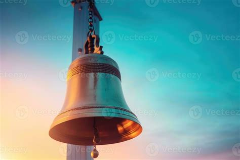 A striking image of a school bell ringing in the dawn of a new school ...