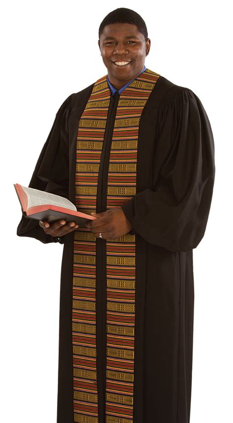 Mens Clergy Robe Deluxe Patchwork Long Sleeve Pulpit Clergy Robe Church ...