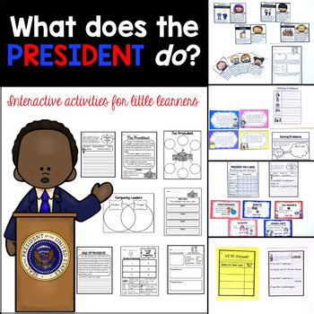 President's Day: Duties of the President by Sarah Paul | TPT