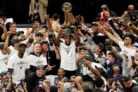 NBA Finals 2021: Milwaukee Bucks Hailed As Champions—Their First Trophy ...