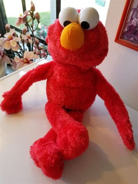 ELMO 22" Playskool Sesame Street Interactive Big Hugs Hug Me Talking go ...