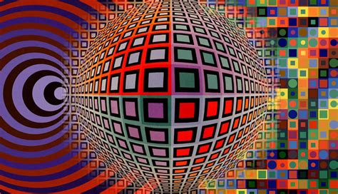 Optical Illusion Art: 5 Mind-Bending Works by Victor Vasarely