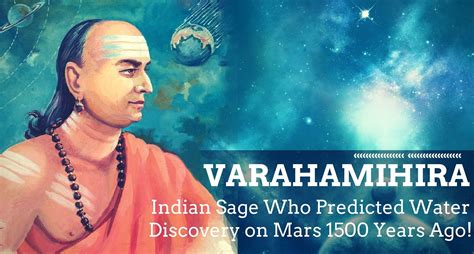 Varahamihira - Indian Sage who Predicted Water Discovery on Mars 1500 ...