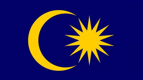 Malaysia's flag (Jalur Gemilang) without the stripes on r/vexillology ...