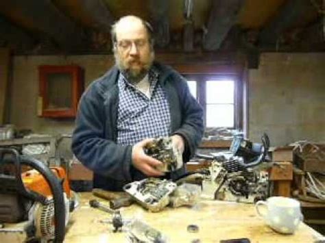 Part 1: Stihl chainsaw, replace main bearings 026 MS260 036 - YouTube