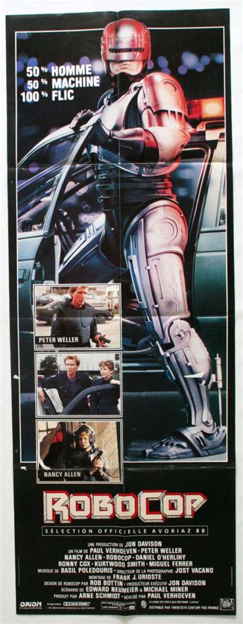 Affiche de cinéma 120 x 160 du film ROBOCOP (PANTALON) (1987)