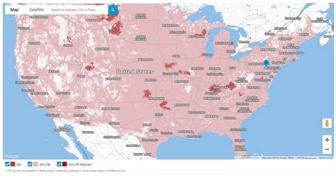 Xfinity Cell Phone Coverage Map - California southern Map