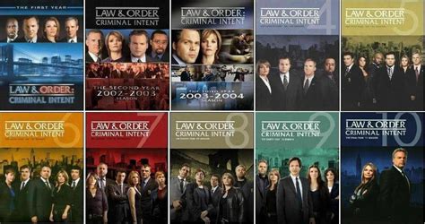 Law and Order Criminal Intent Season 1-10 Complete Series 1 2 3 4 5 6 7 ...