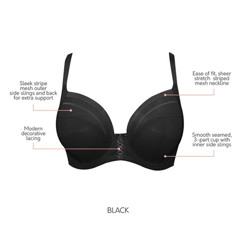 Shea Plunge Unlined Bra - Black – Parfait Lingerie