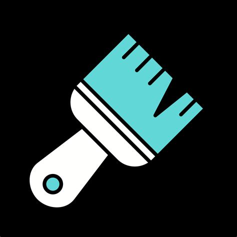 Paint Brush Vector Icon 17473165 Vector Art at Vecteezy