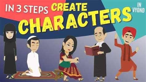 Create Characters in Vyond in 3 Steps [Religious Characters] 👳‍🧕🎅👸🏻 ...