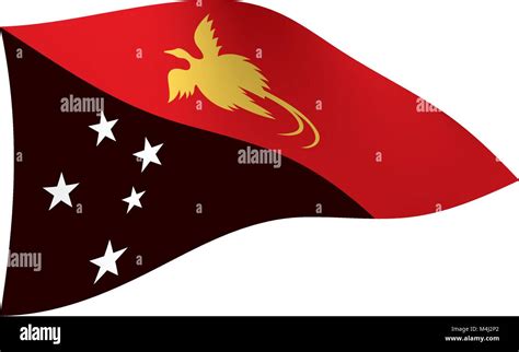 Papua New Guinea flag, vector Stock Vector Image & Art - Alamy