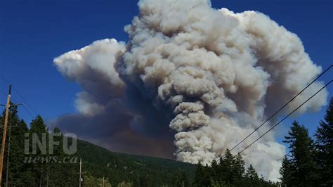 UPDATE: Wildfire burning east of Kelowna forces evacuation of over ...