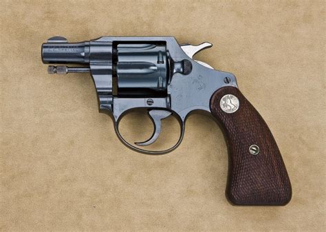 Colt Banker’s Special DA revolver, .22 cal., 2” round barrel, blue ...