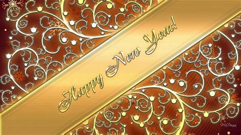 Happy New Year designed greeting card