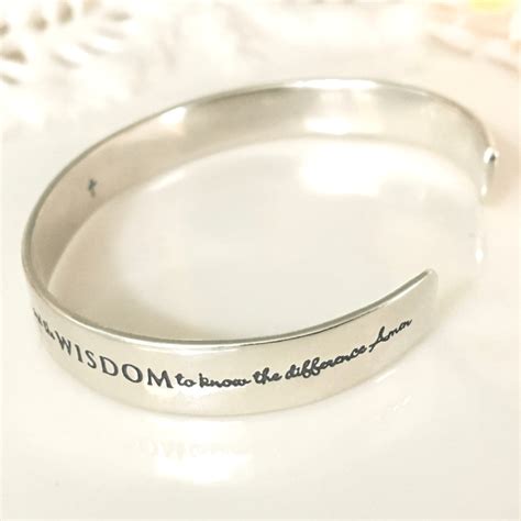 Sterling Silver Serenity Prayer Cuff Bracelet | Made in the USA ...