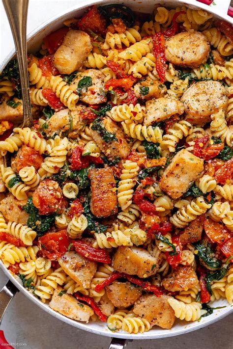 Tomato Spinach Chicken Pasta | Chicken pasta recipes, Healthy recipes ...