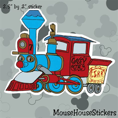 Casey Junior Circus Train-dumbo Inspired 2 Vinyl Die Cut | Etsy