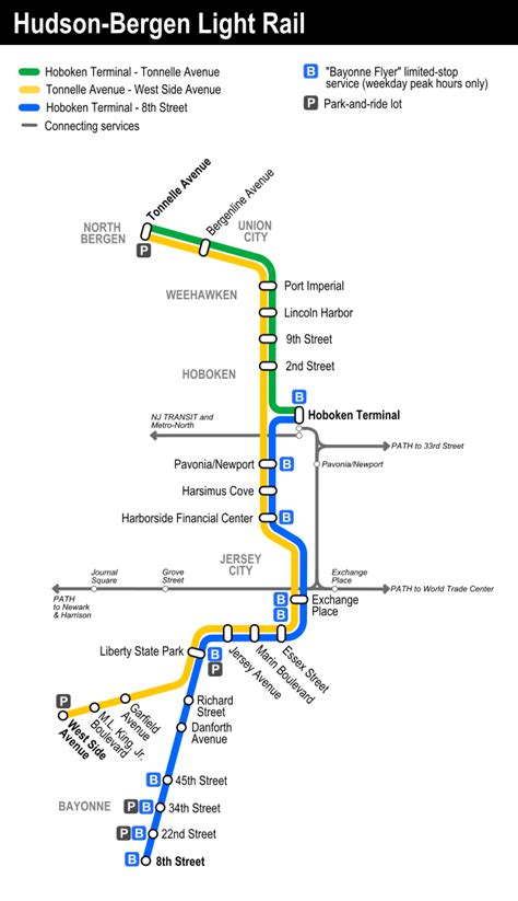 Bergen Light Rail Map - Florida State Fairgrounds Map