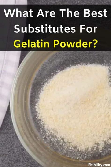 5 Best Gelatin Powder Alternatives That Are Easy to Find and Use ...