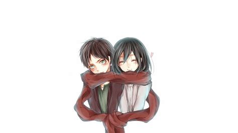 HD wallpaper: Anime, Attack On Titan, Eren Yeager, Mikasa Ackerman ...