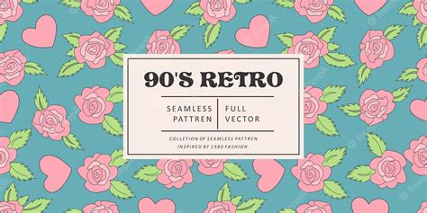 Premium Vector | 90s retro pattern