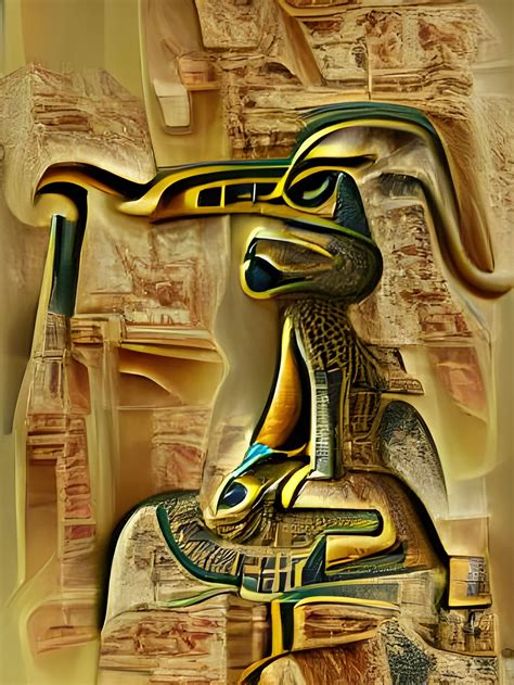 Ancient Egyptian God Horus - AI Generated Artwork - NightCafe Creator