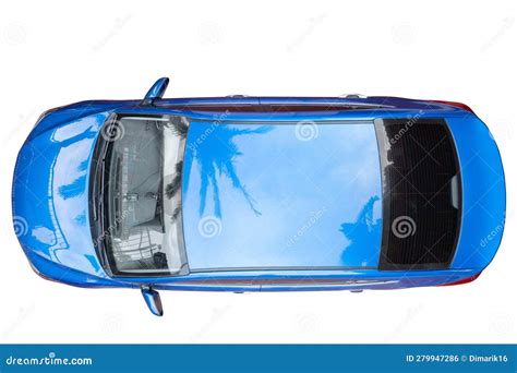 Modern blue car sedan stock photo. Image of isolated - 279947286