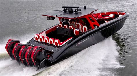 Review: Mercury Racing Debuts 450-hp Outboard | Power boats, Boats ...