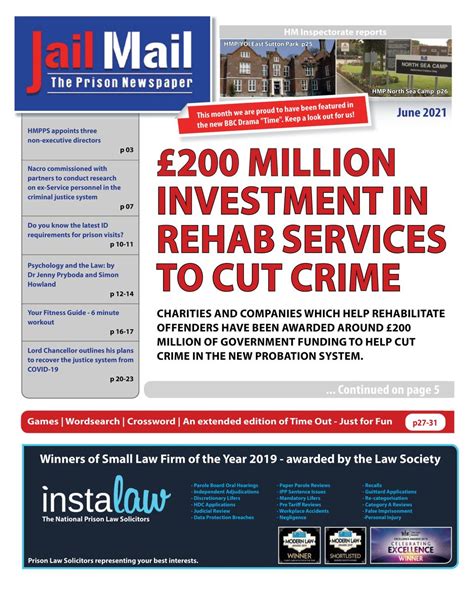 Jail Mail UK – Prison Newspaper Newspaper - Get your Digital Subscription