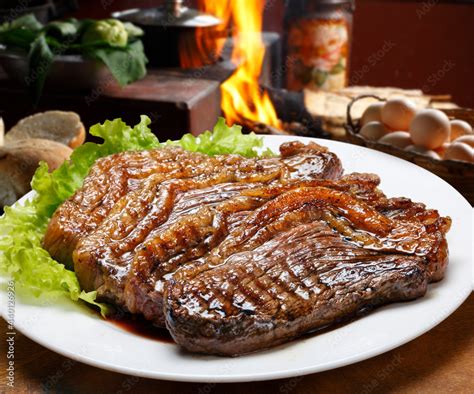 Picanha, traditional Brazilian barbecue. Stock Photo | Adobe Stock