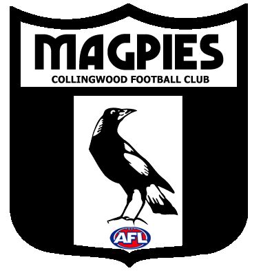 collingwood magpies logo Colouring Pages | Collingwood football club ...