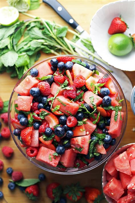 Watermelon Berry Summer Salad — Yay! For Food Watermelon Salad Recipes ...