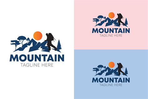 Mountain Logo Design Template 25747656 Vector Art at Vecteezy