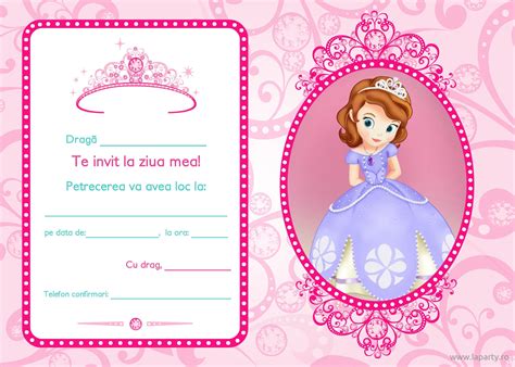 Invitatii petreceri pentru copii | BluParty | Projects to try, Disney ...