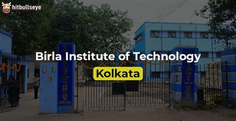 Birla Institute of Technology, Kolkata - Admissions, Eligibility ...